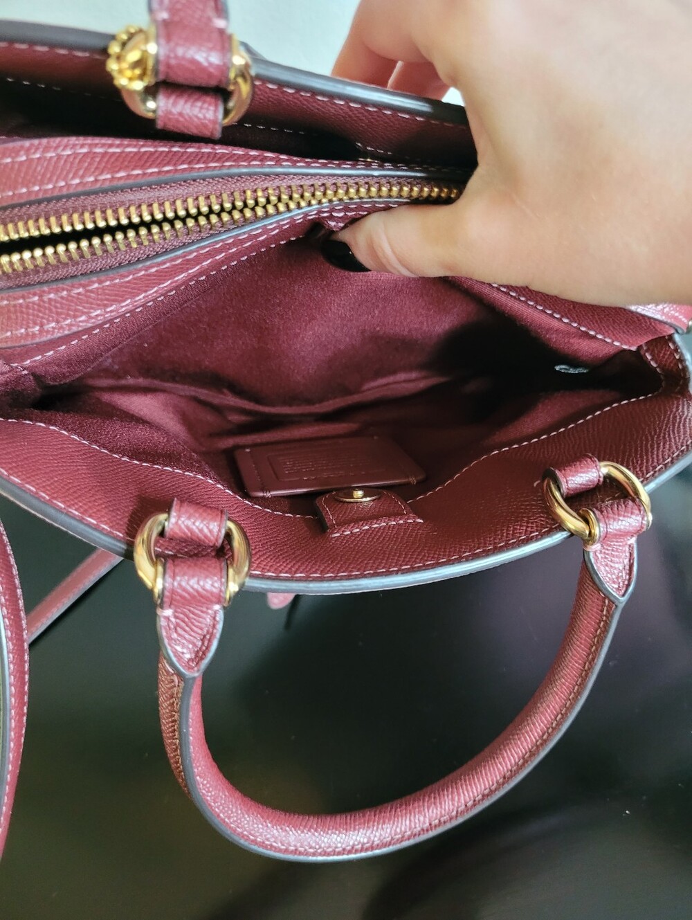 Coach Mini Lillie Carryall Satchel Crossbody Bag - Picture 13 of 16